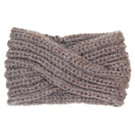 Load image into Gallery viewer, Solid Twisted Wide Knitted Headband
