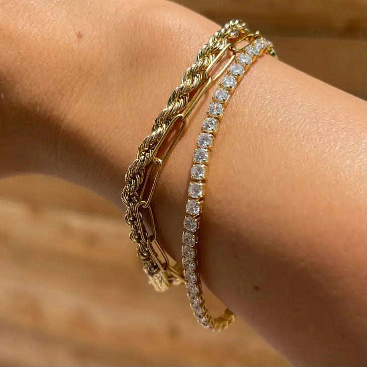 Shimmer Tennis Bracelet