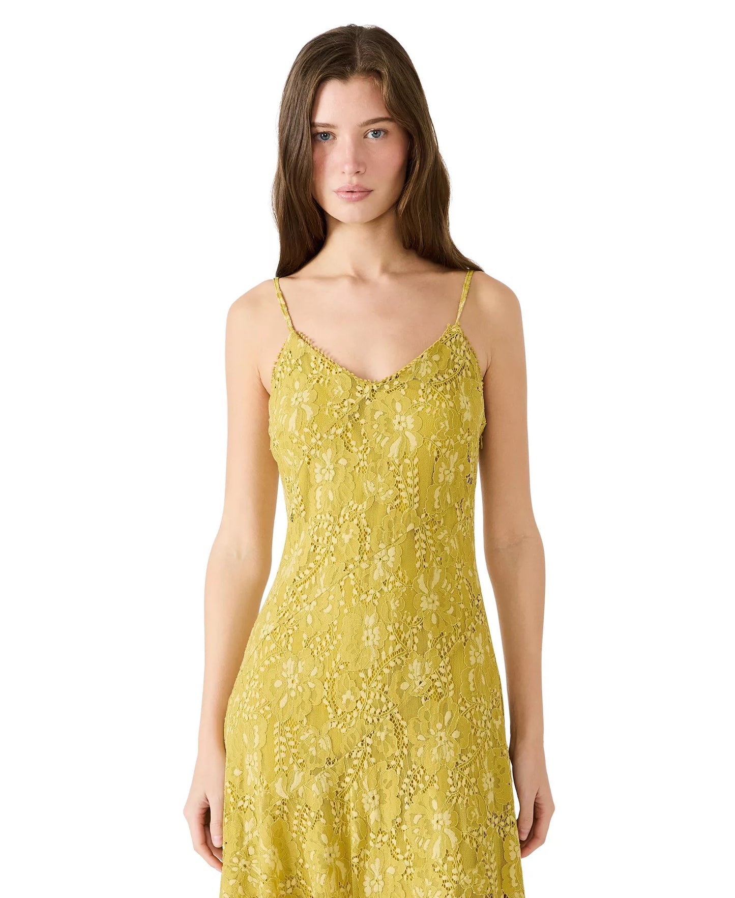 Sweetheart Neck Fern Dress