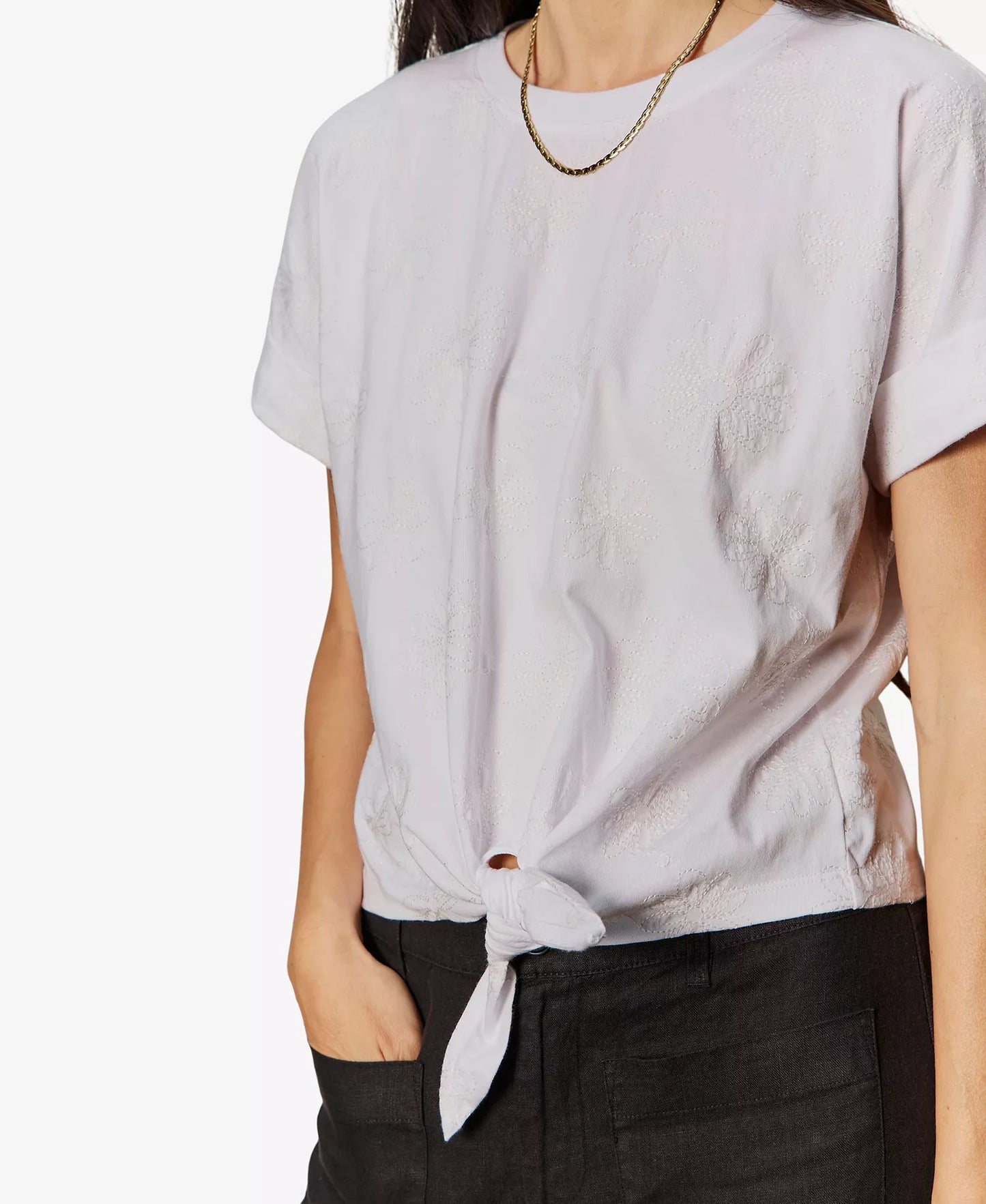 All Day Tie Tee