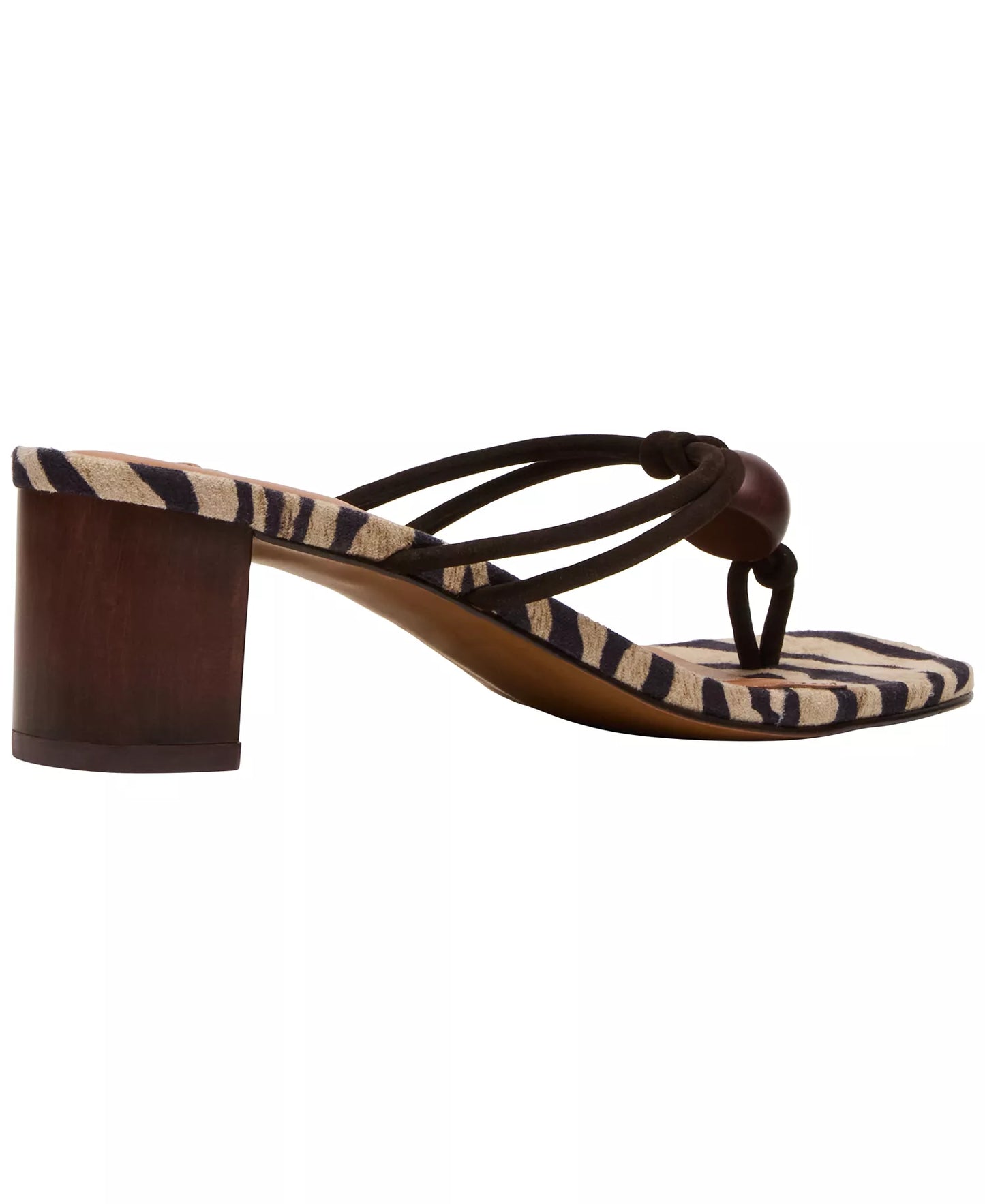 Remedy Stone Block Heel Thong Dress Sandals