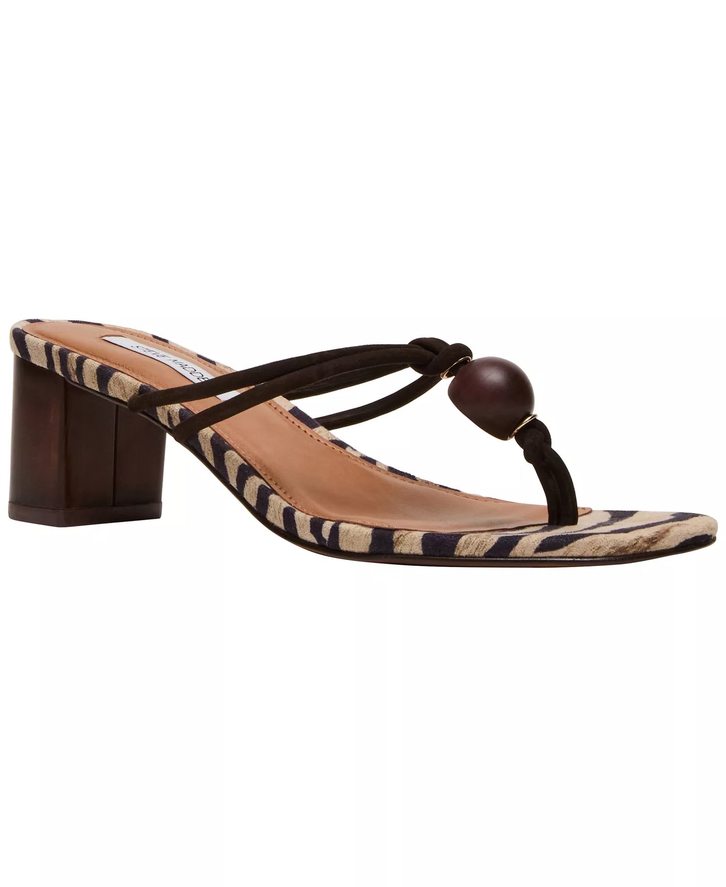 Remedy Stone Block Heel Thong Dress Sandals