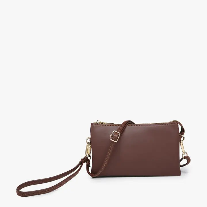 Three Compartment Crossbody/Wristlet
