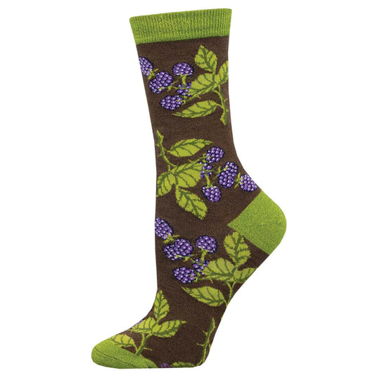 Bunch of Blackberries Women's Bamboo Socks