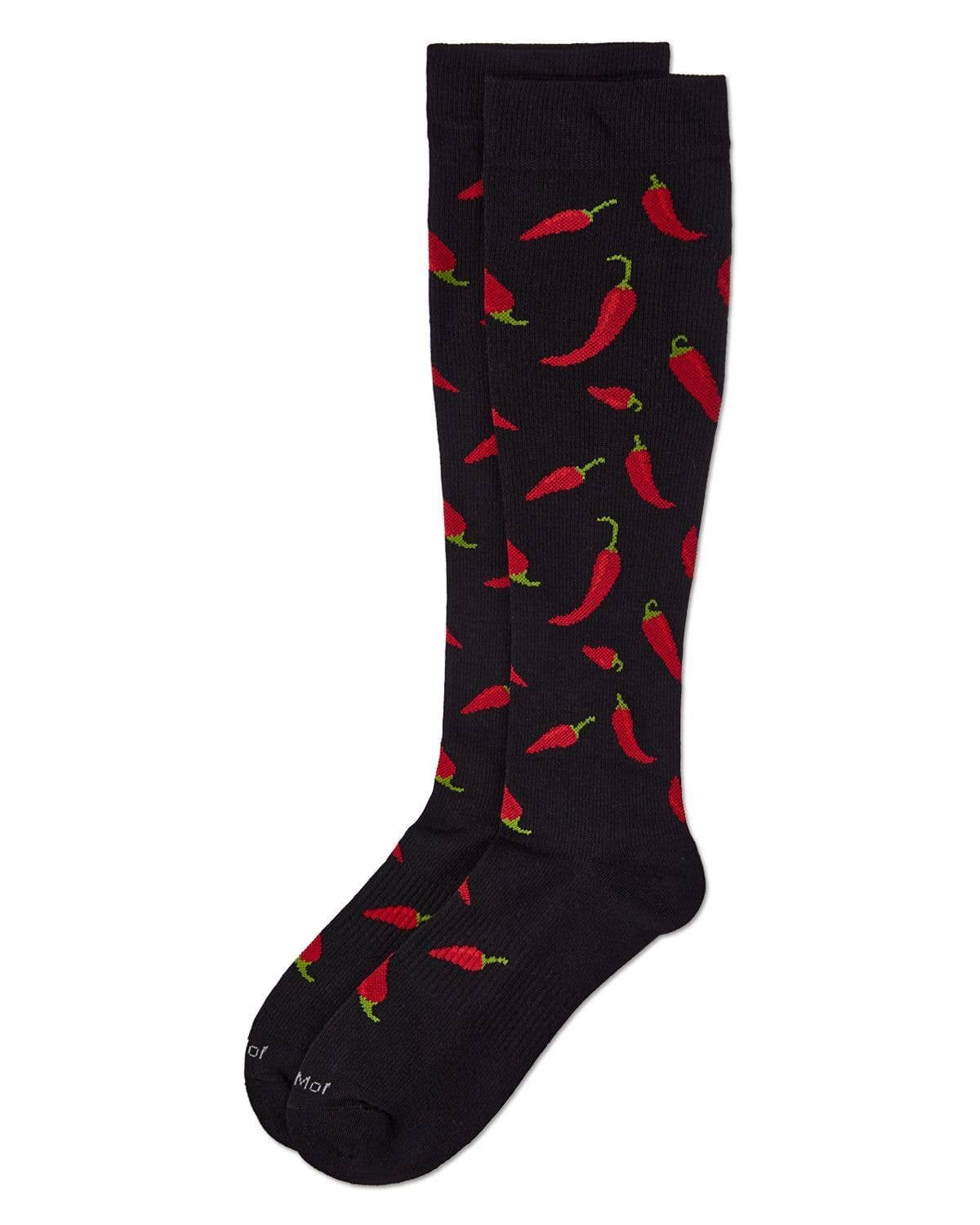 Memoi Chili Pepper Bamboo Compression Socks