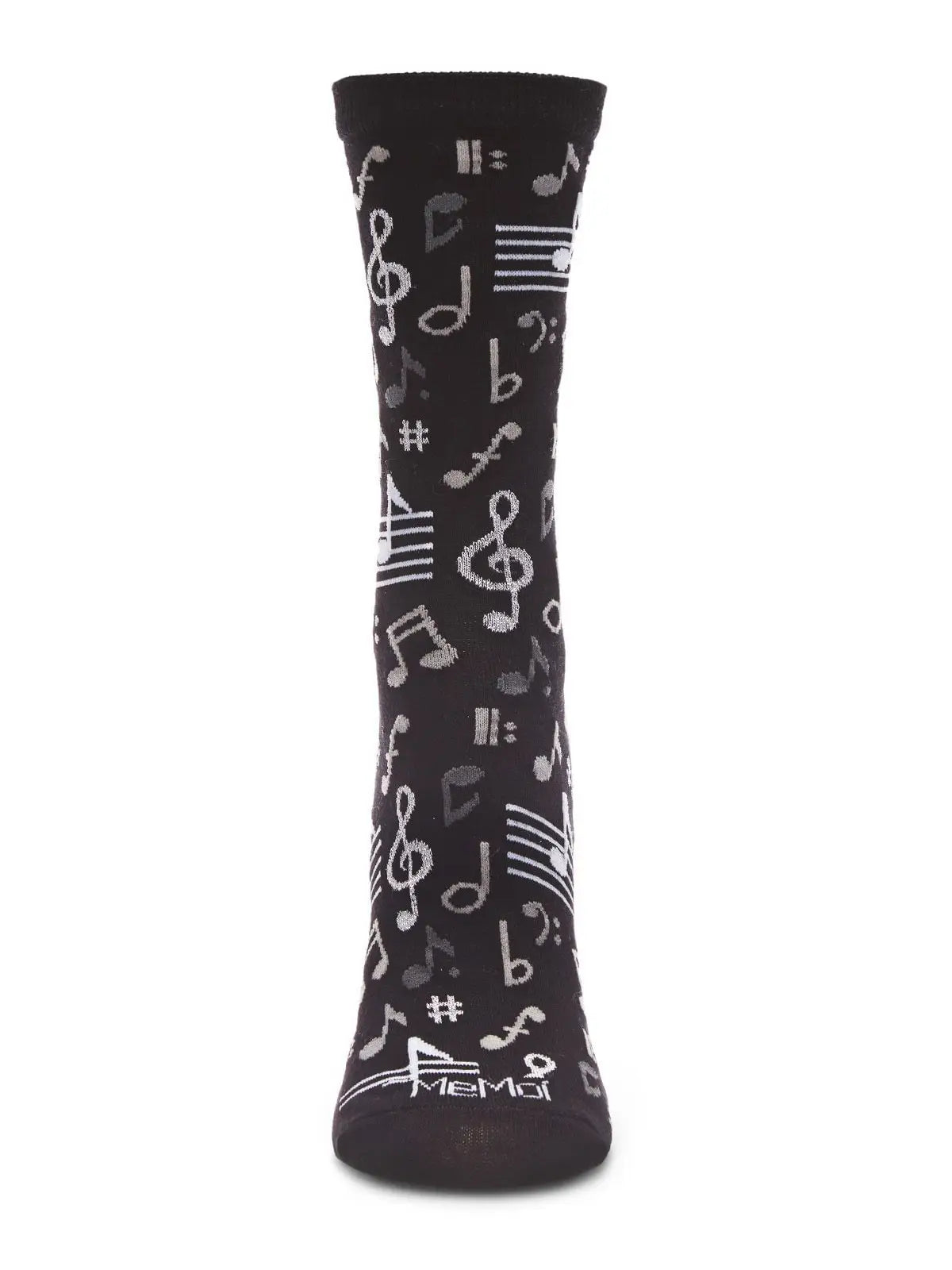Musical Notes Crew Sock