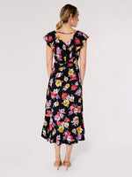 Load image into Gallery viewer, Watercolour Floral Midi Dress
