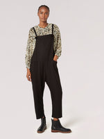 Load image into Gallery viewer, Linen Jumpsuit Black
