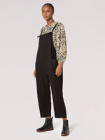 Load image into Gallery viewer, Linen Jumpsuit Black
