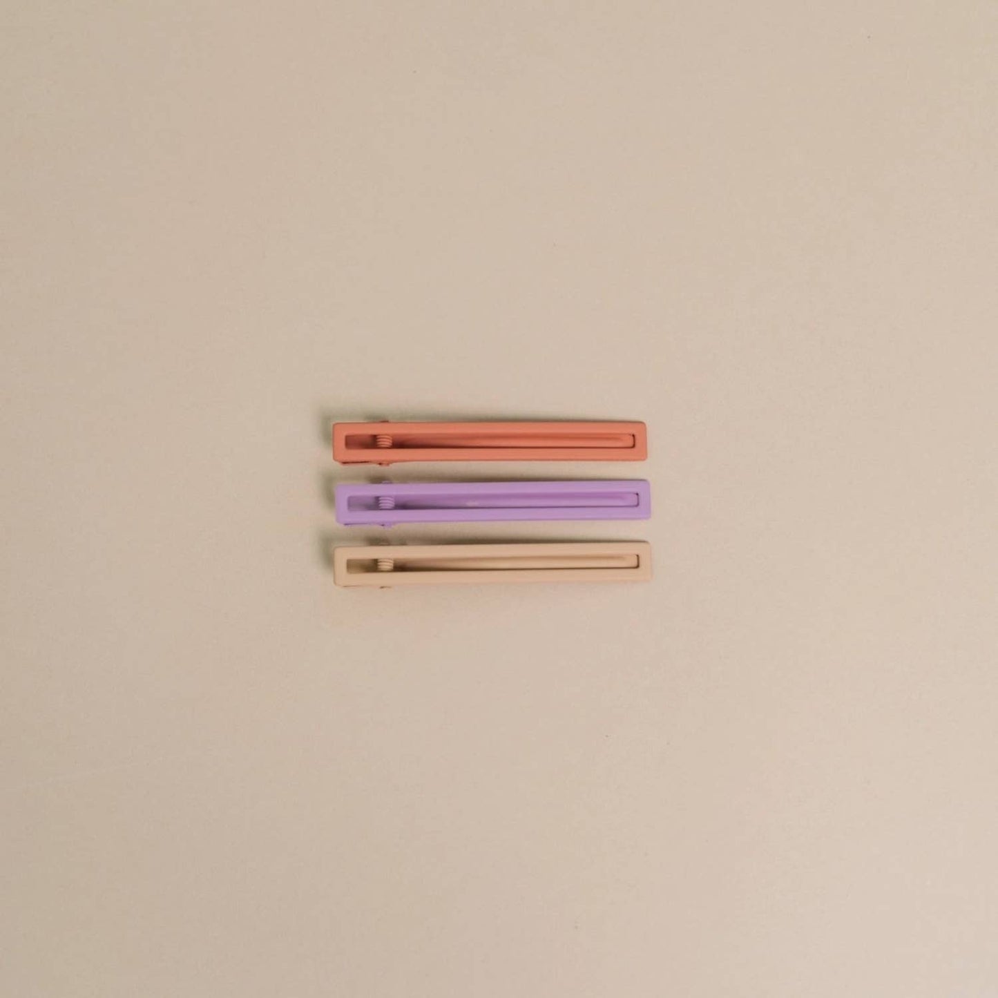 Yarrow | Alligator Hair Clips | Assorted | Metal Hair Pins: Sunset