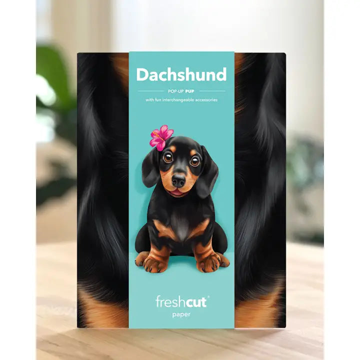 Dachshund Pop-Up Card