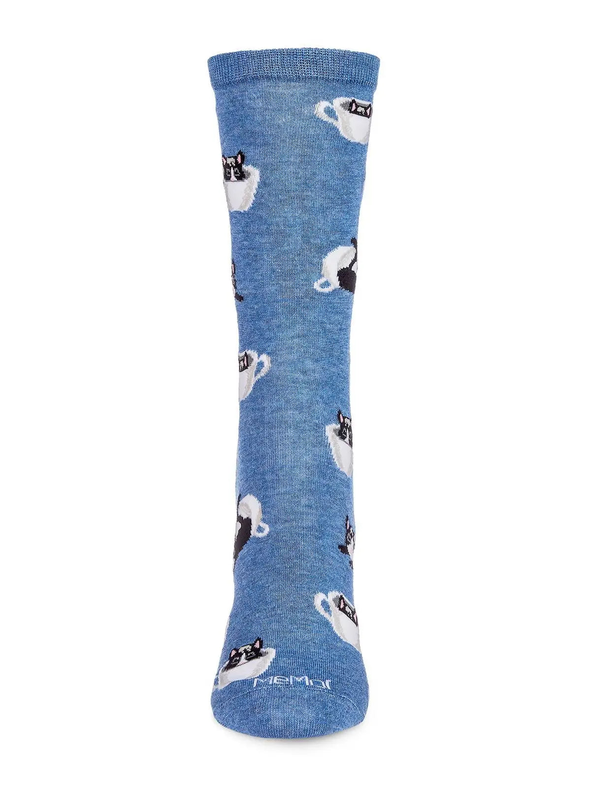 Cup O' Cats Bamboo Blend Crew Socks