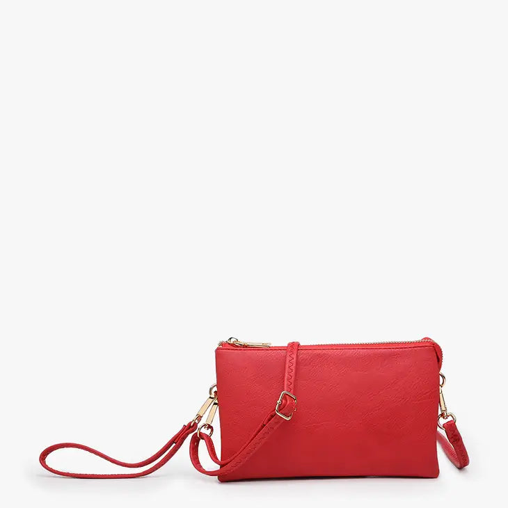 Three Compartment Crossbody/Wristlet