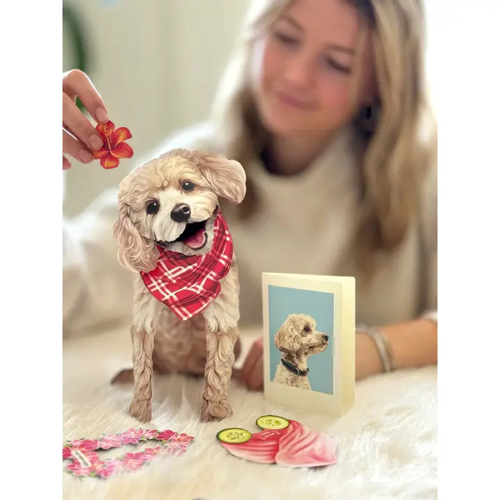 Poodle Pop-Up Card