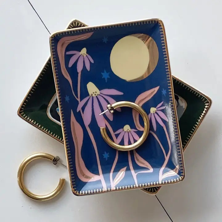 Fleur Porcelain Trinket Dish