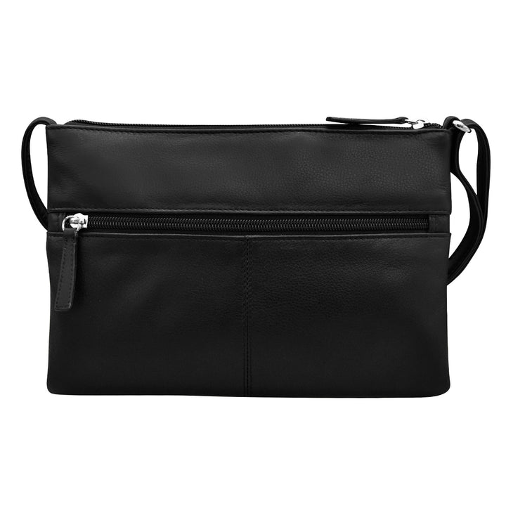 6028 Double Zip Crossbody Bag