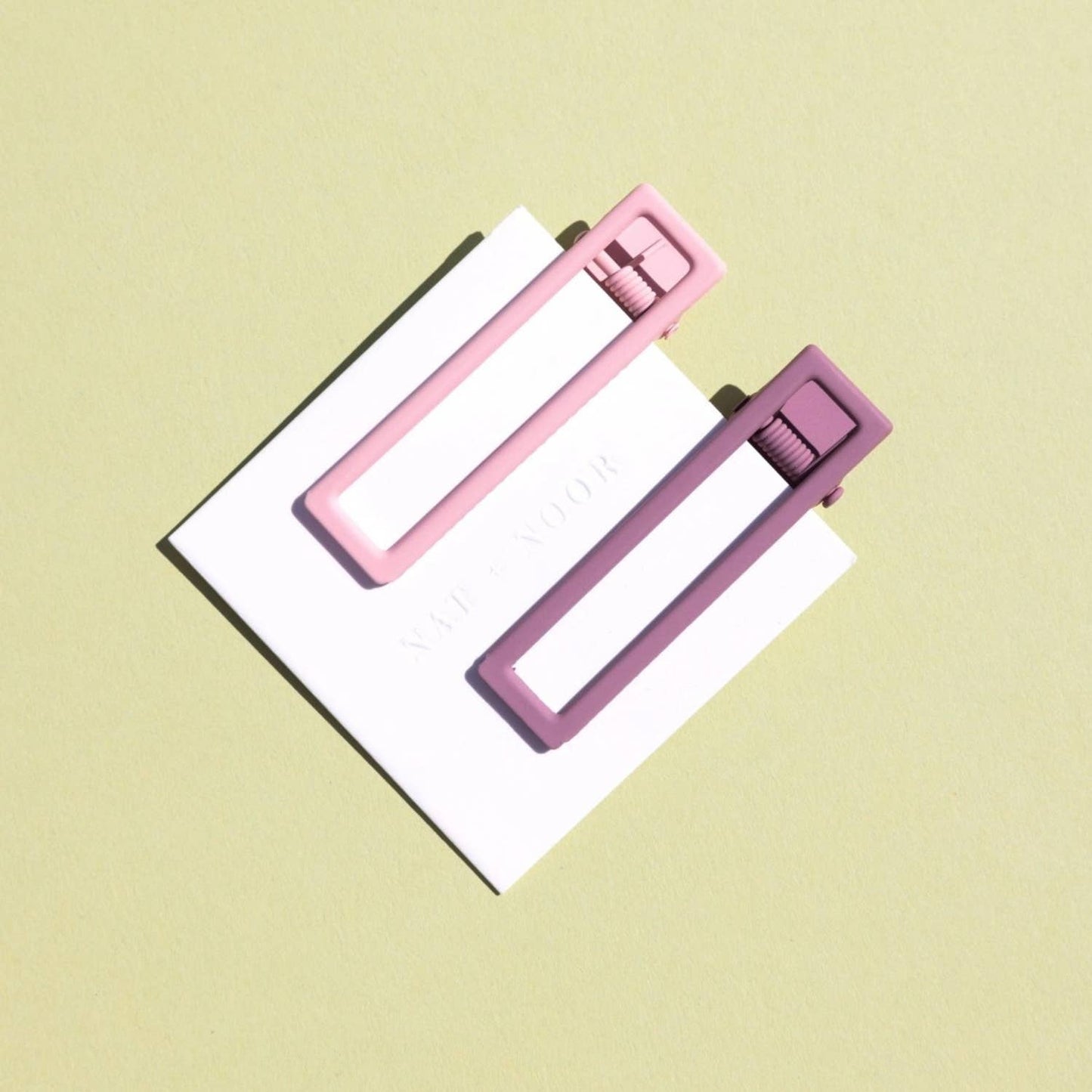 Lu Lu | Mauve + Pink | Alligator Hair Clip | Hair Pin