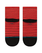 Load image into Gallery viewer, Red Fade Women&#39;s Quarter Sock

