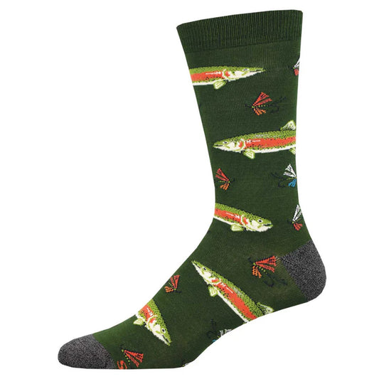Stout Trout Bamboo Crew Socks