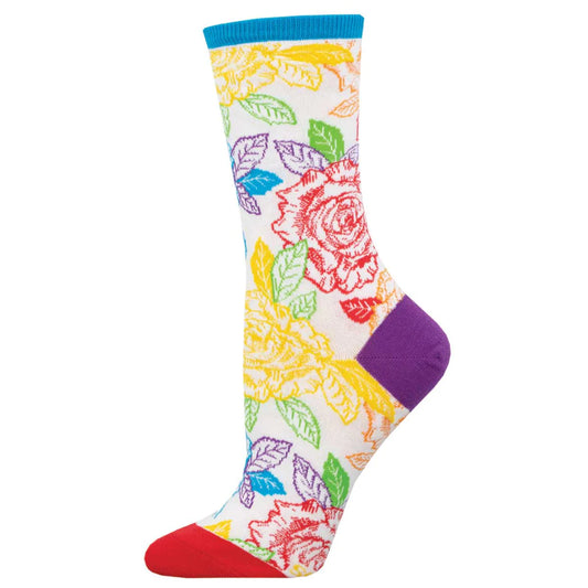 Gay Roses Women's Crew Socks