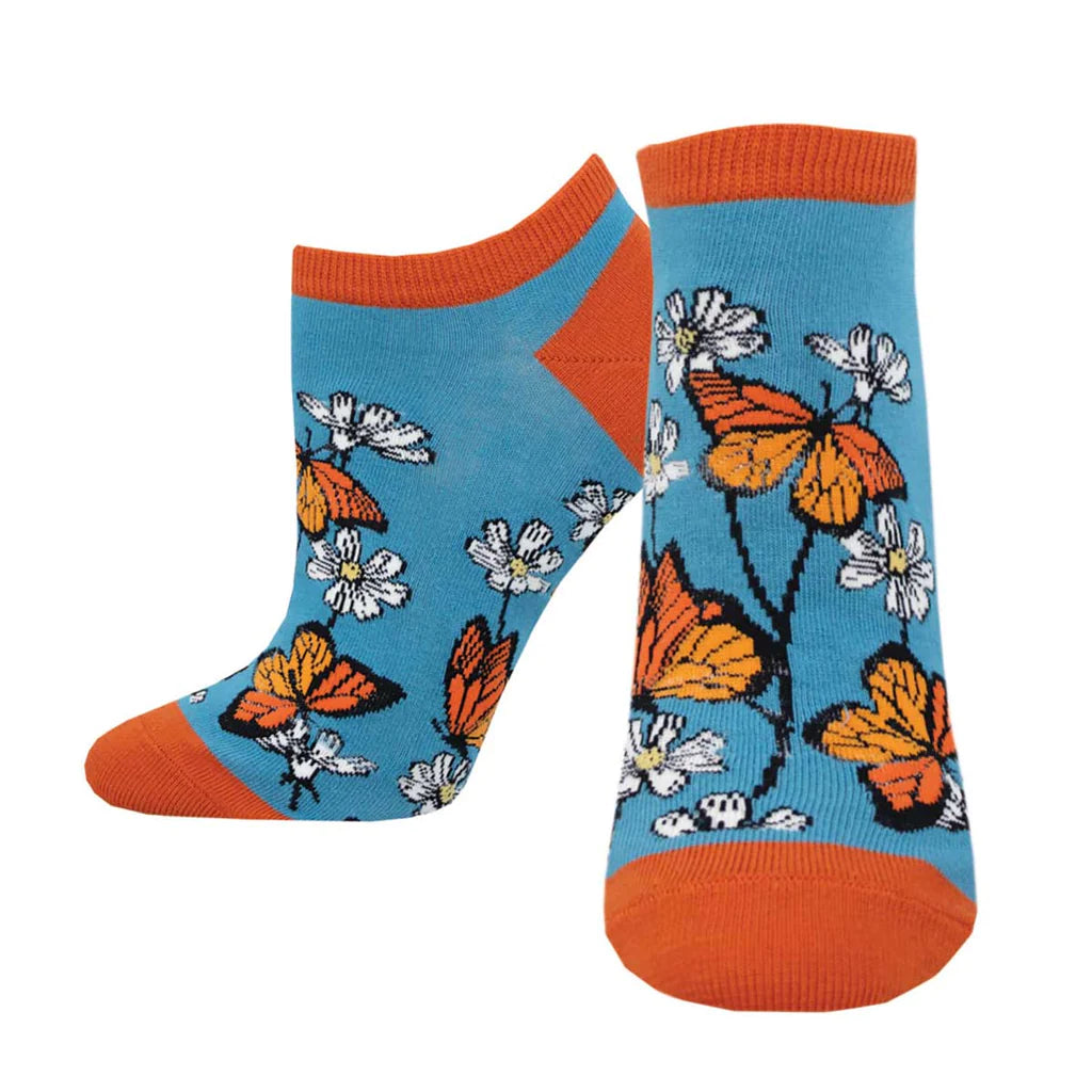 Daisy Monarchy Women's Shortie Socks