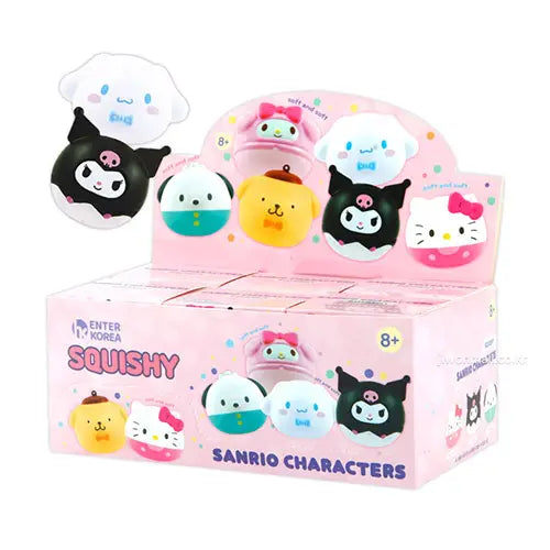 Sanrio Soft Squishy Random Key Ring, Bag Charm-Stress Relief