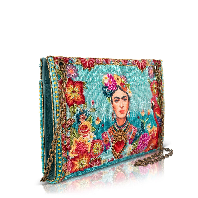 Viva Power Tropical Beaded Crossbody Handbag