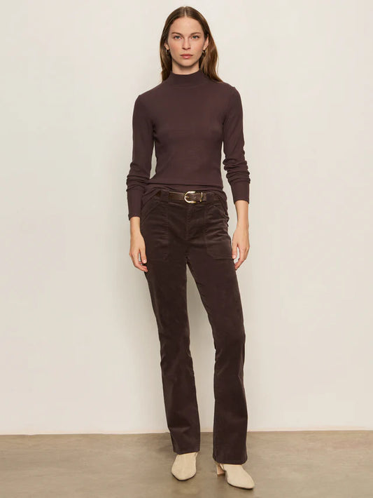 Long Sleeve Mock Essential - Semi Sweet