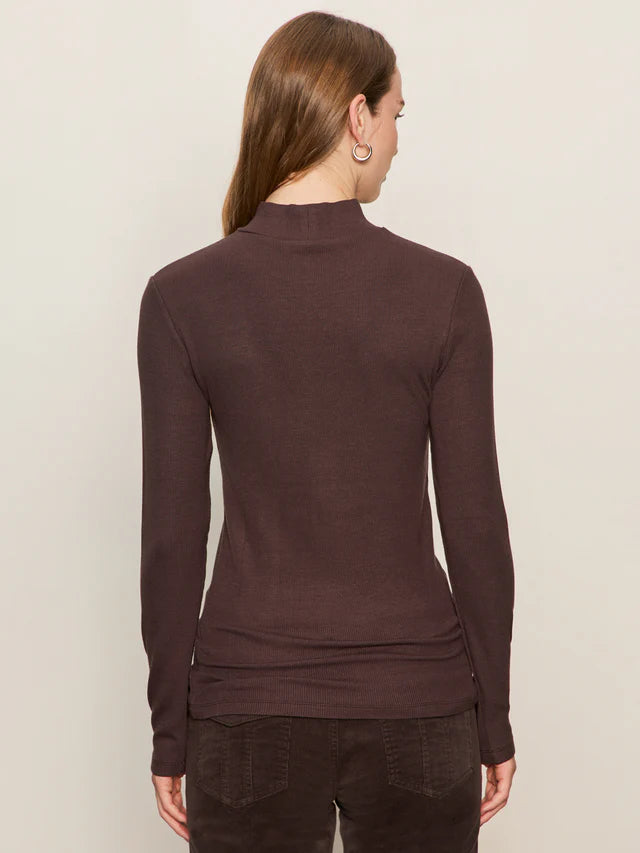 Long Sleeve Mock Essential - Semi Sweet