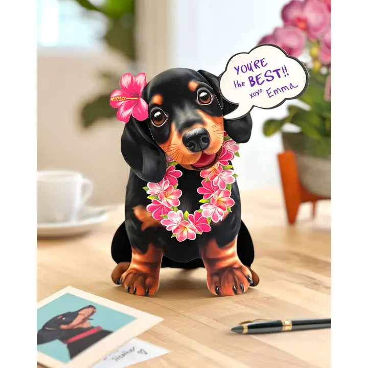 Dachshund Pop-Up Card