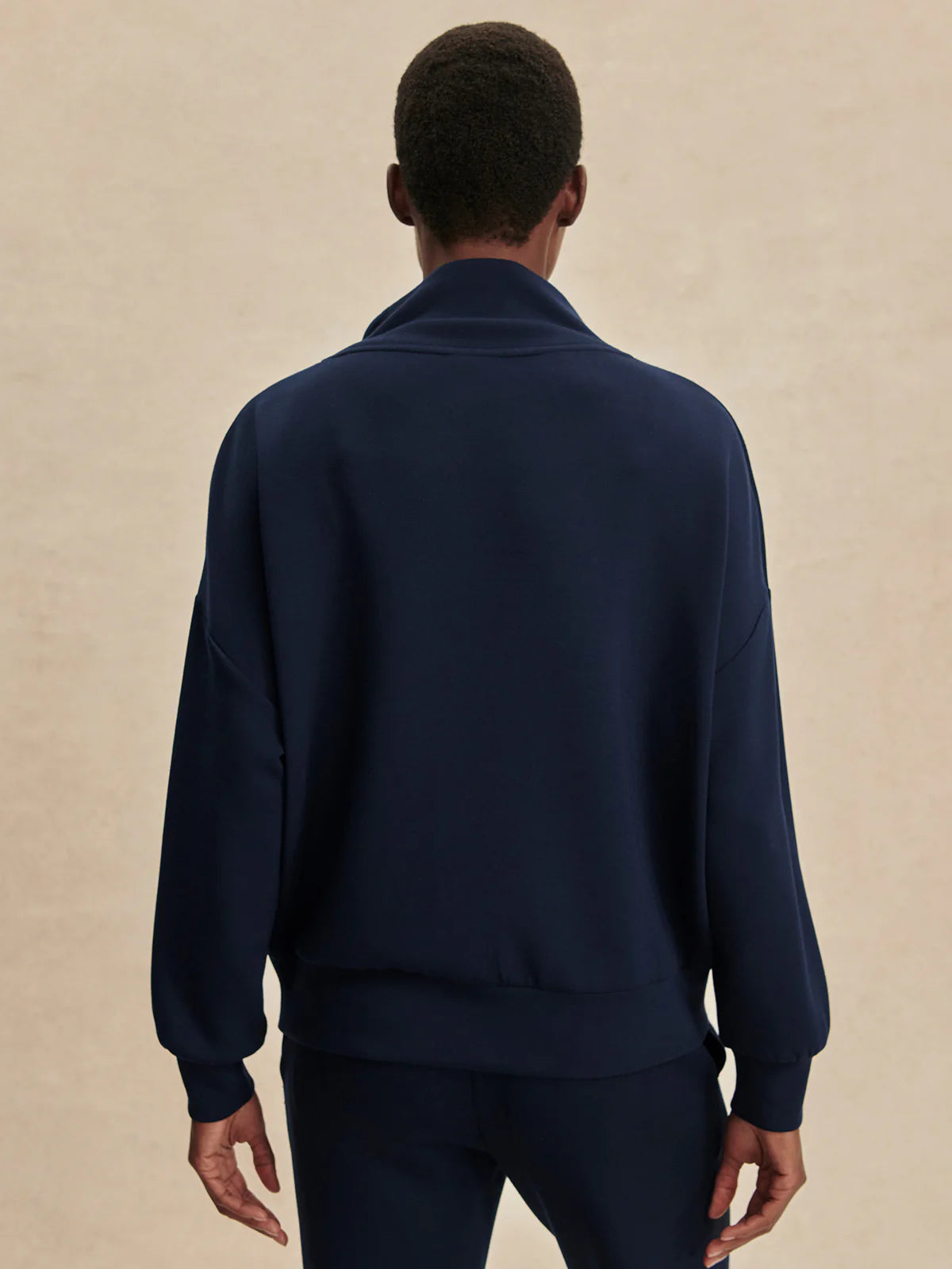 Hawley Half-Zip Sweat - Navy