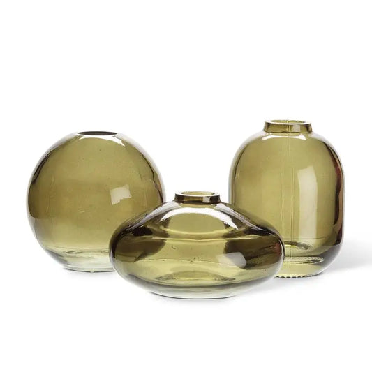 Small Bud Vase-Moss Green-3 Assorted-3"H