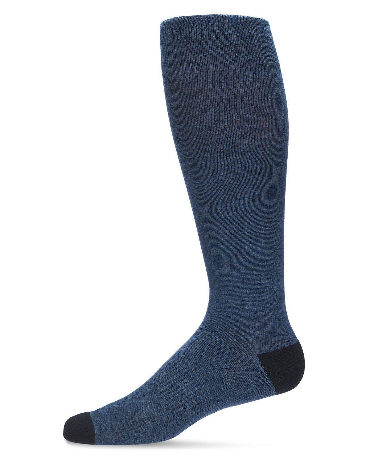 Solid Cotton Compression Socks