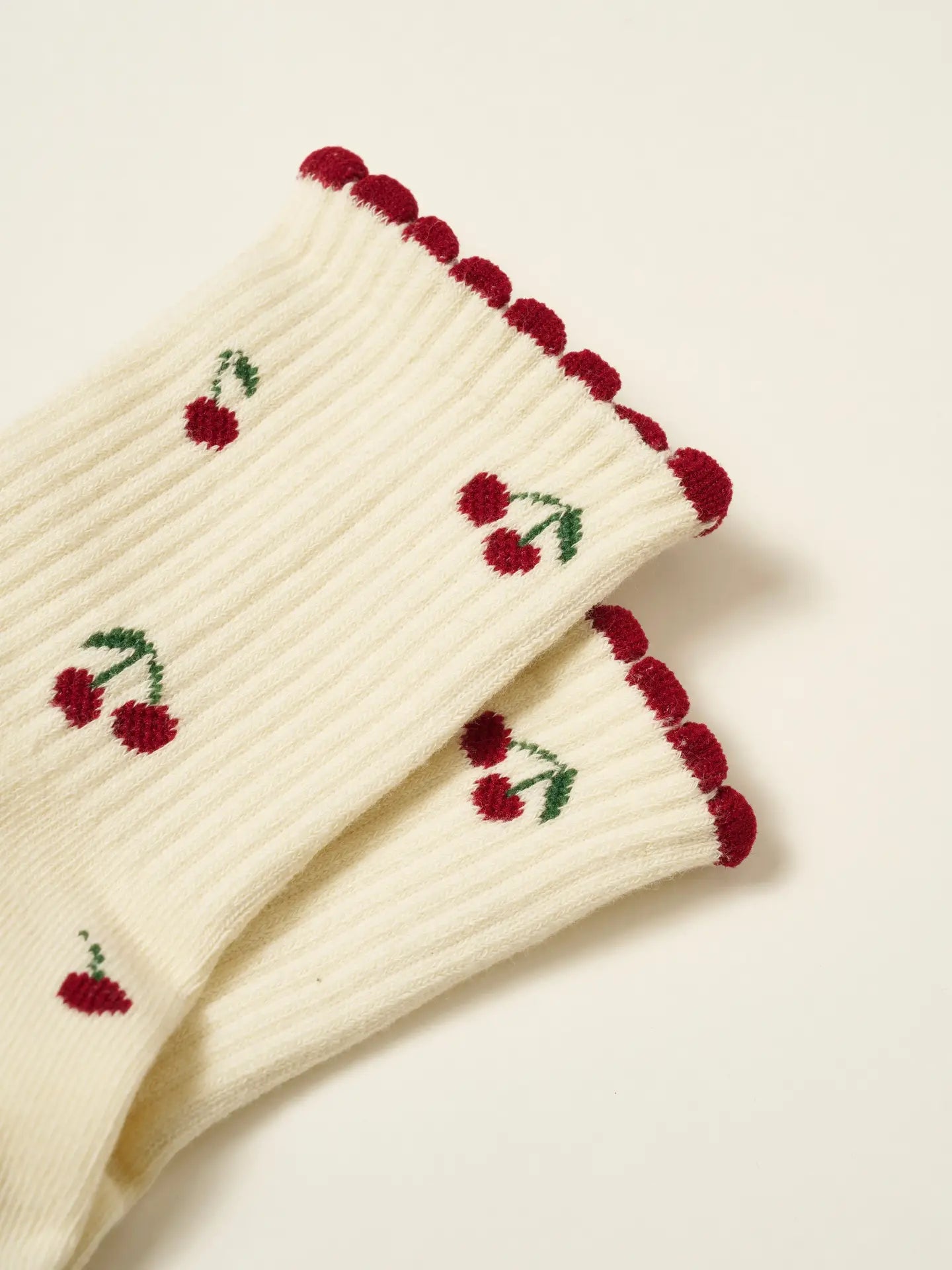 Little Cherry Petal Grip Pilates Socks