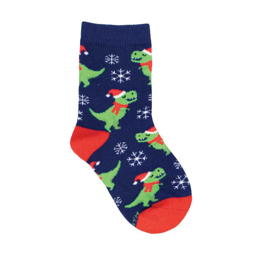 Kid's Holiday T-Rex - Cotton Crew