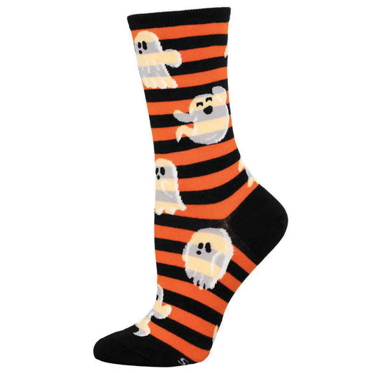 Spooky Stripes Cotton Crew
