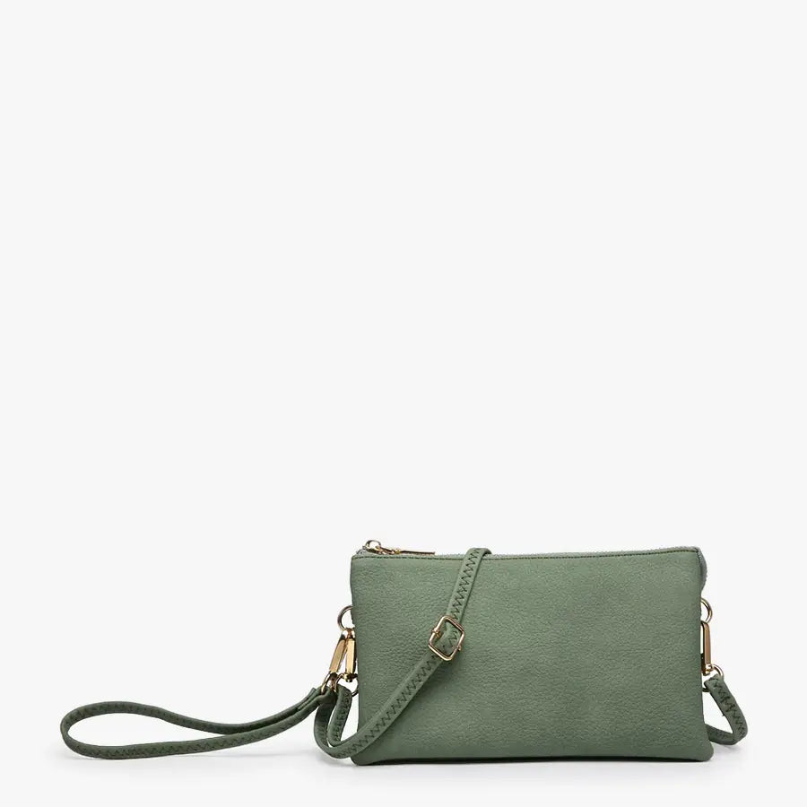Three Compartment Crossbody/Wristlet