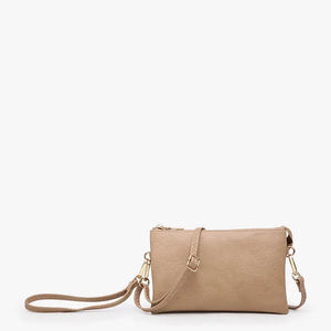 Riley Monogrammable 3 Compartment Crossbody/Wristlet