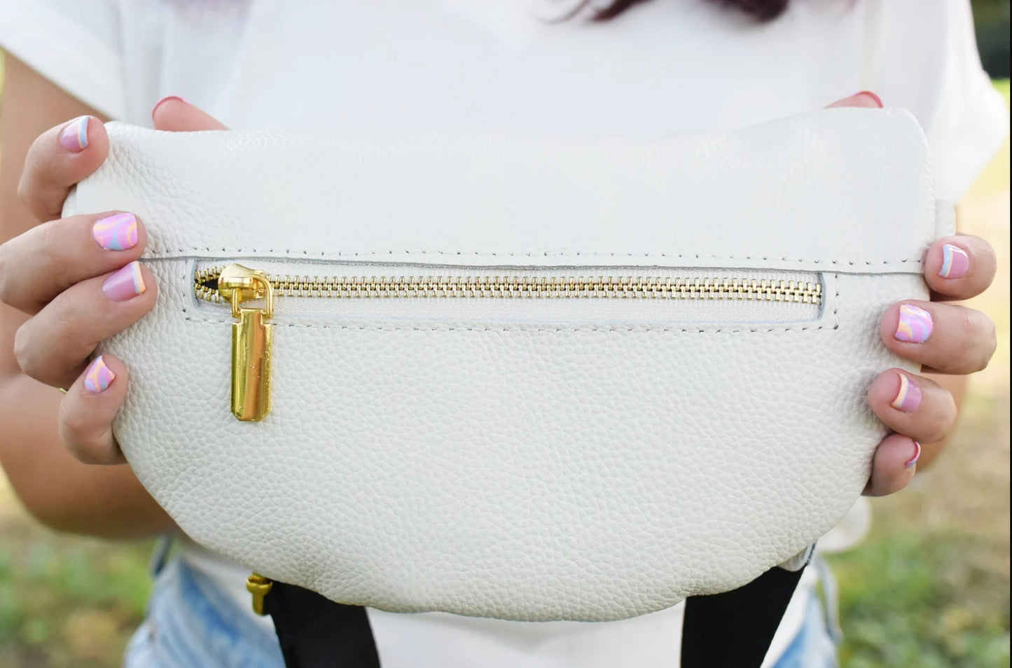 Leather Fanny Pack Crossbody Bags For Women