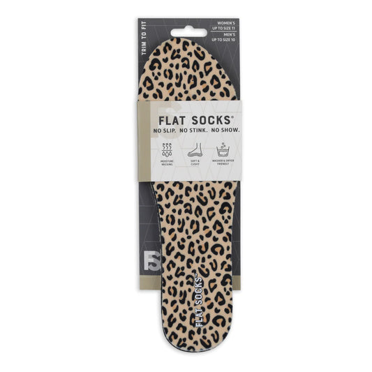 Leopard Flat Socks