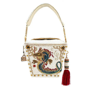 Noble Dragon Top Handle Handbag