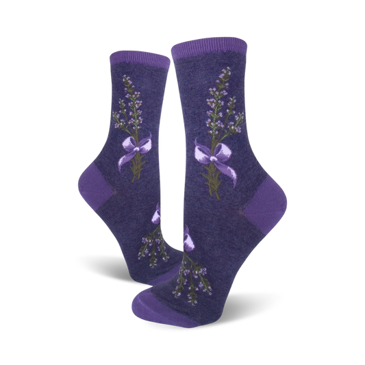 Lavender Harvest Women's Crew Socks