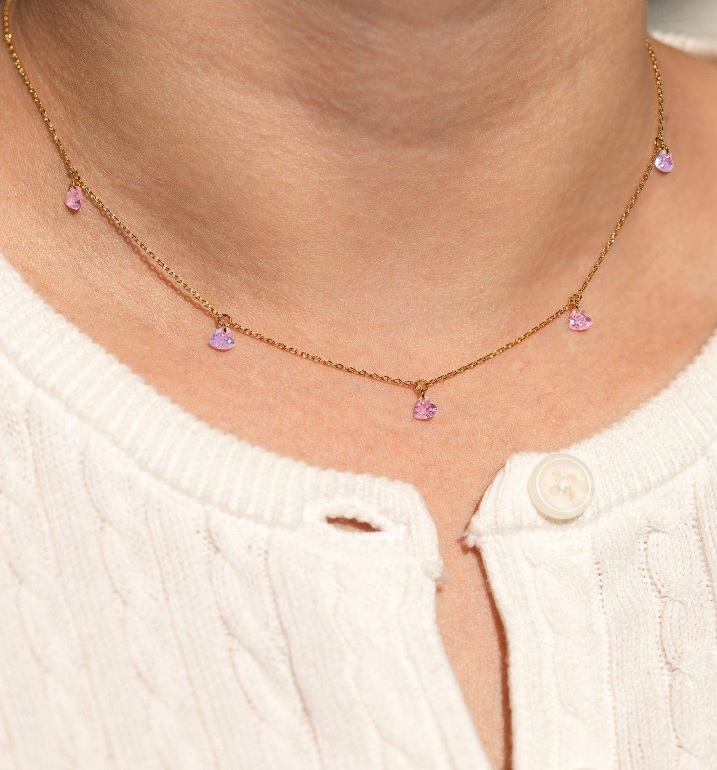 Love Notes Necklace: Gold