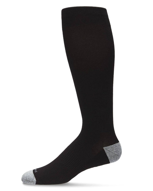 Solid Cotton Compression Socks
