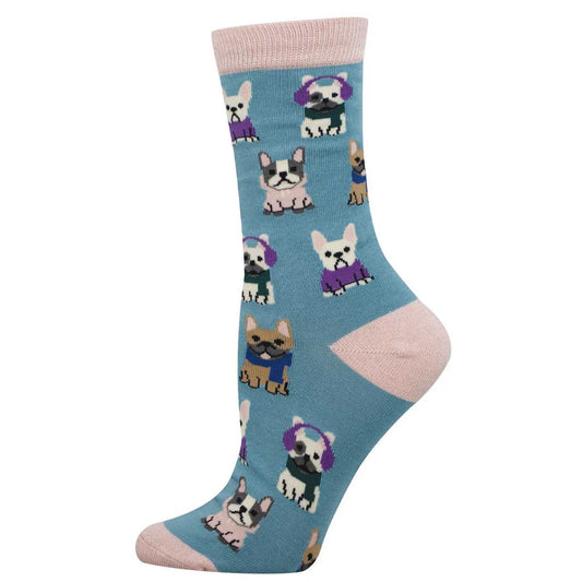 Frenchie Dressing Women's Bamboo Socks