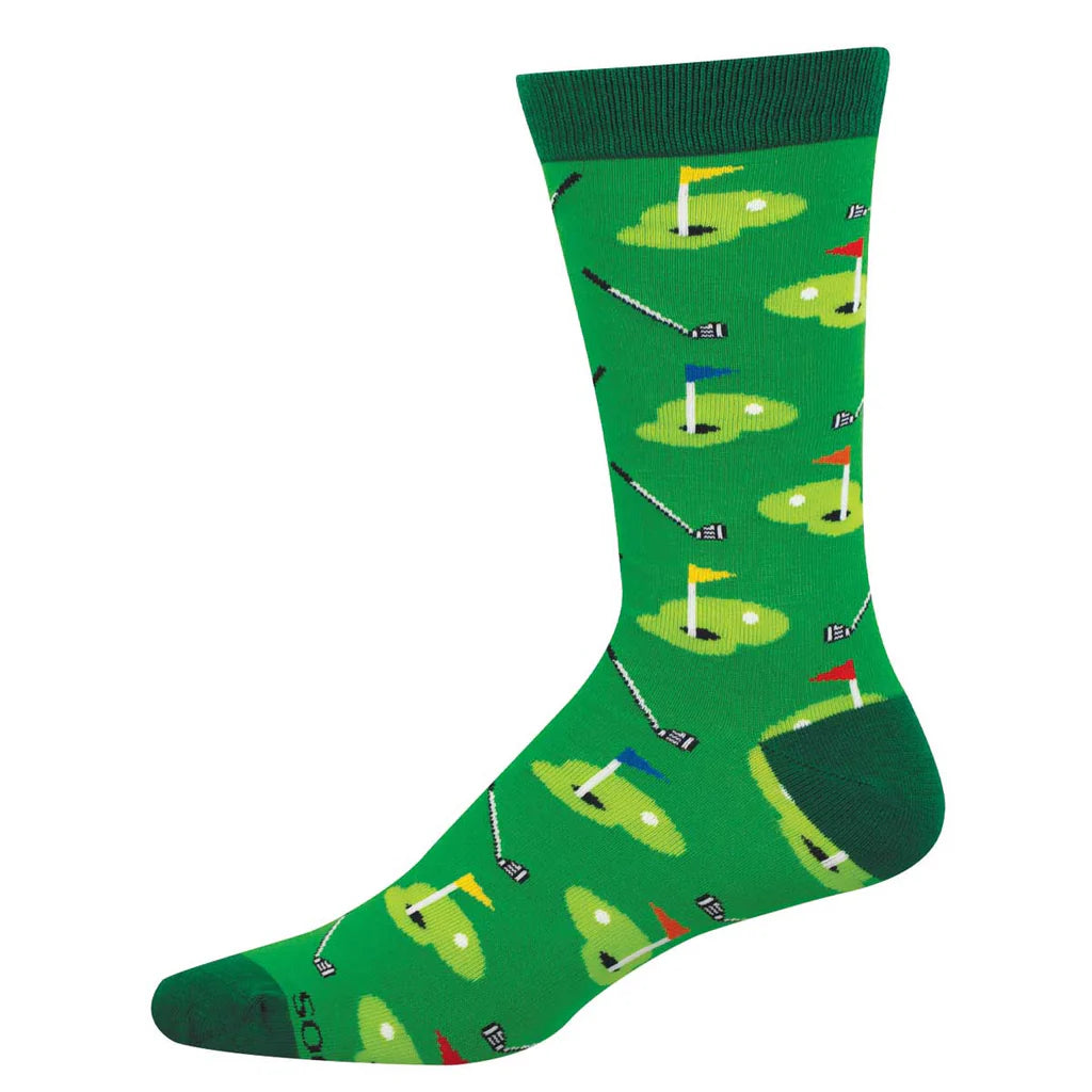Pitch And Putt Bamboo Men's Socks