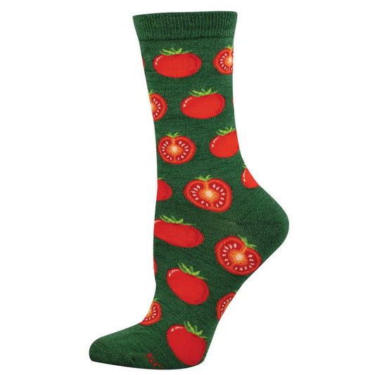 Tantalizing Tomatoes Women's Bamboo Socks