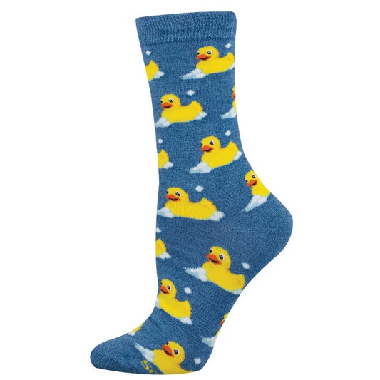 Bubble Up, Rubber Duck Women's Bamboo Socks