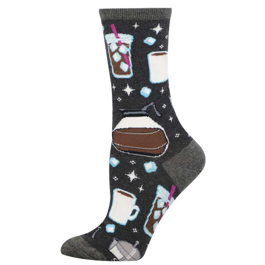 Iced Coffee Women's Cotton Crew Socks