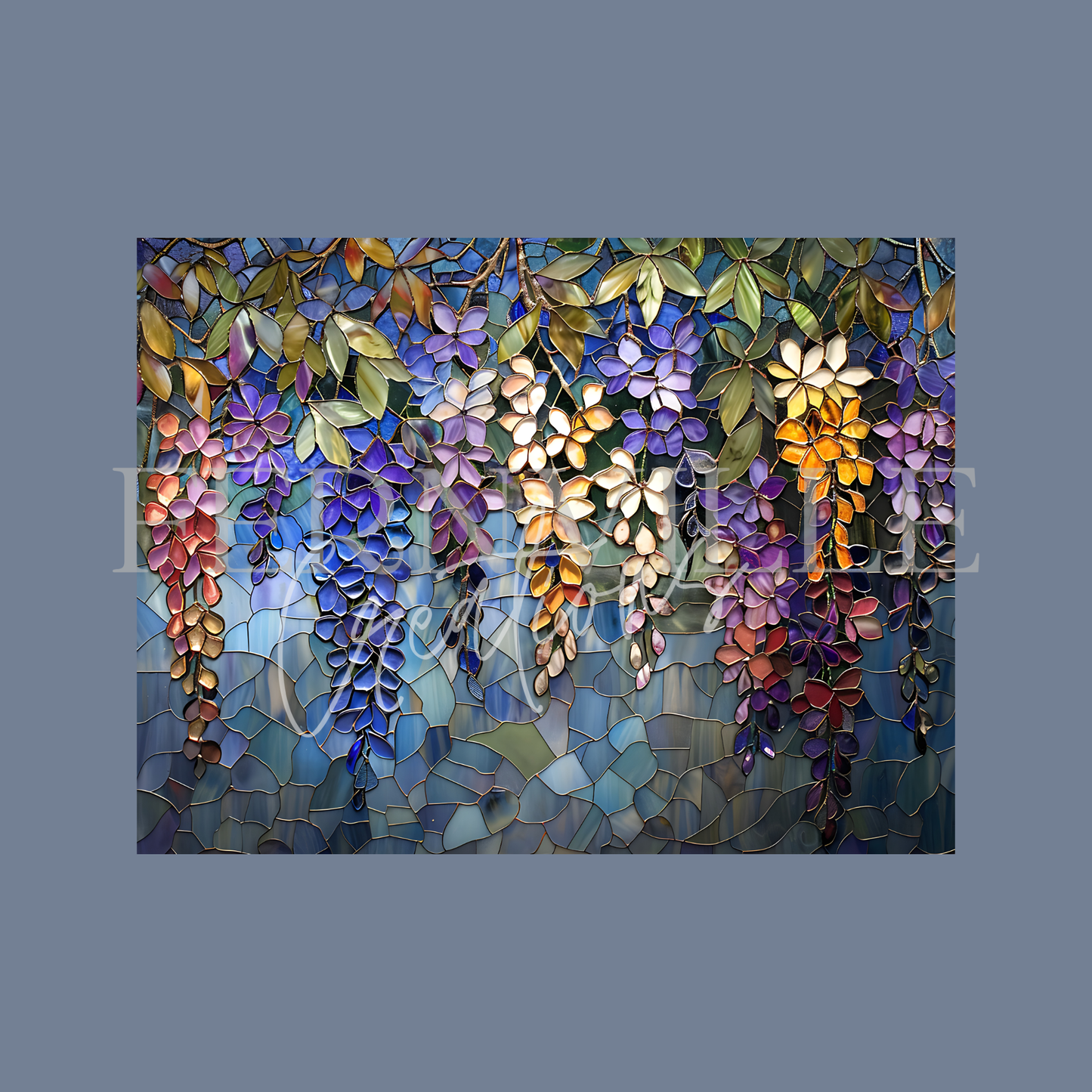 Wisteria Art: Tempered Glass Cutting Board: 8 x 11 inch